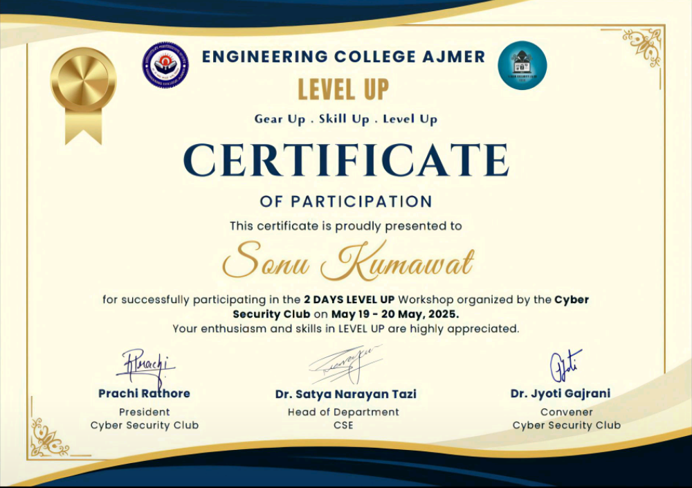 Cyber Certificate